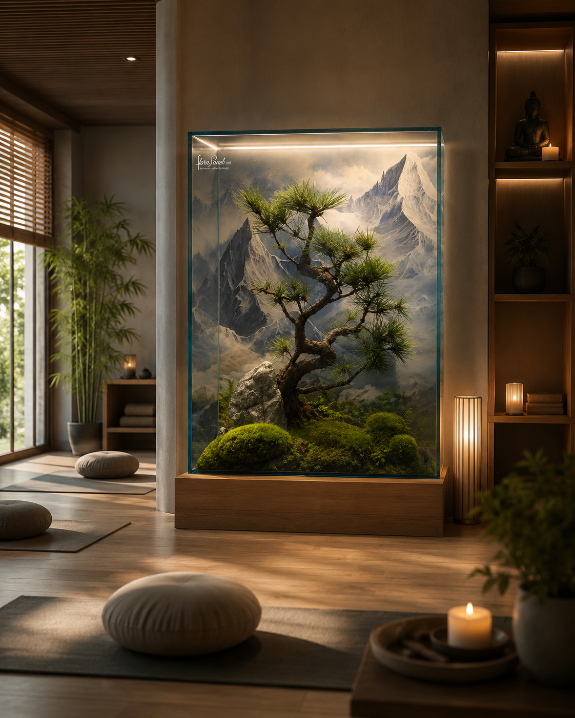Zen Bonsai Panel No. 2