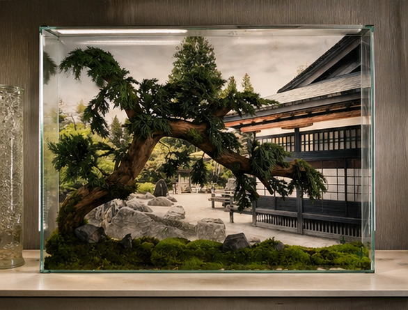 Zen Bonsai Panel No. 3