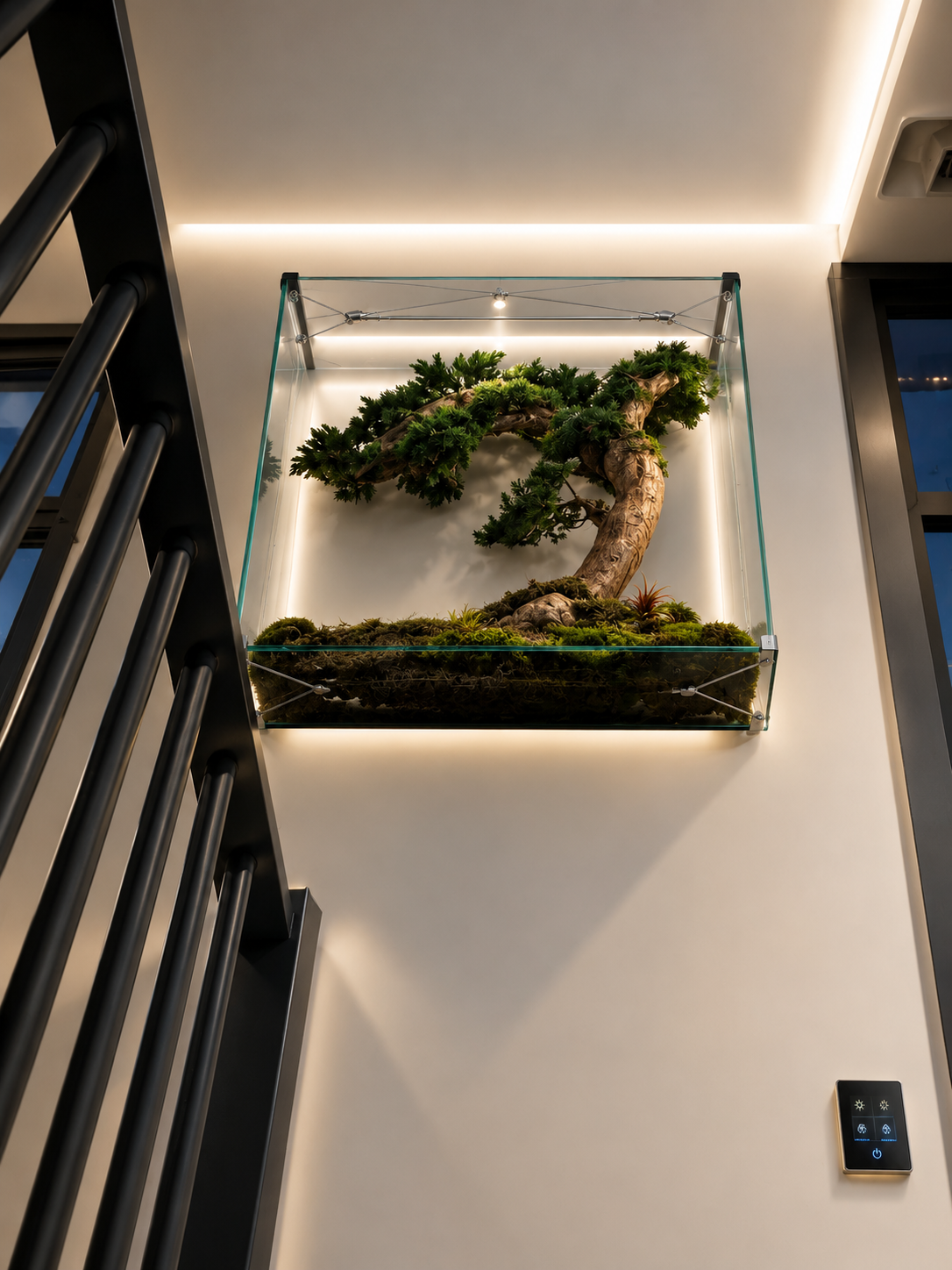 Zen Bonsai Panel No. 1