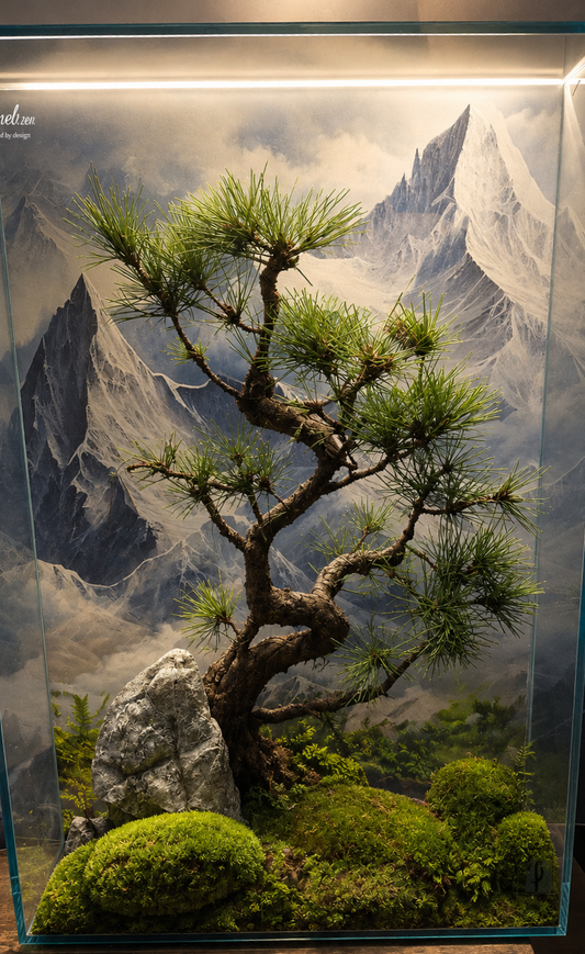 Zen Bonsai Panel No. 2